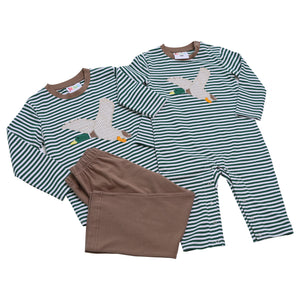 Mallard Applique Pants Set