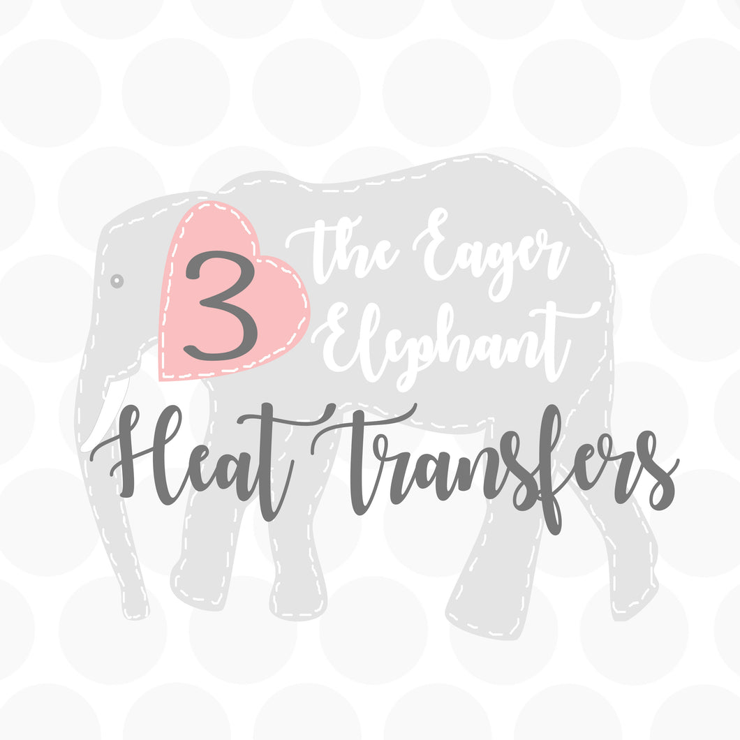 3 DIY Heat Transfers (Iron and Heat Press)