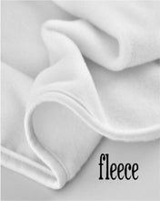 Personalized Name & Monogram Fleece Baby Blanket