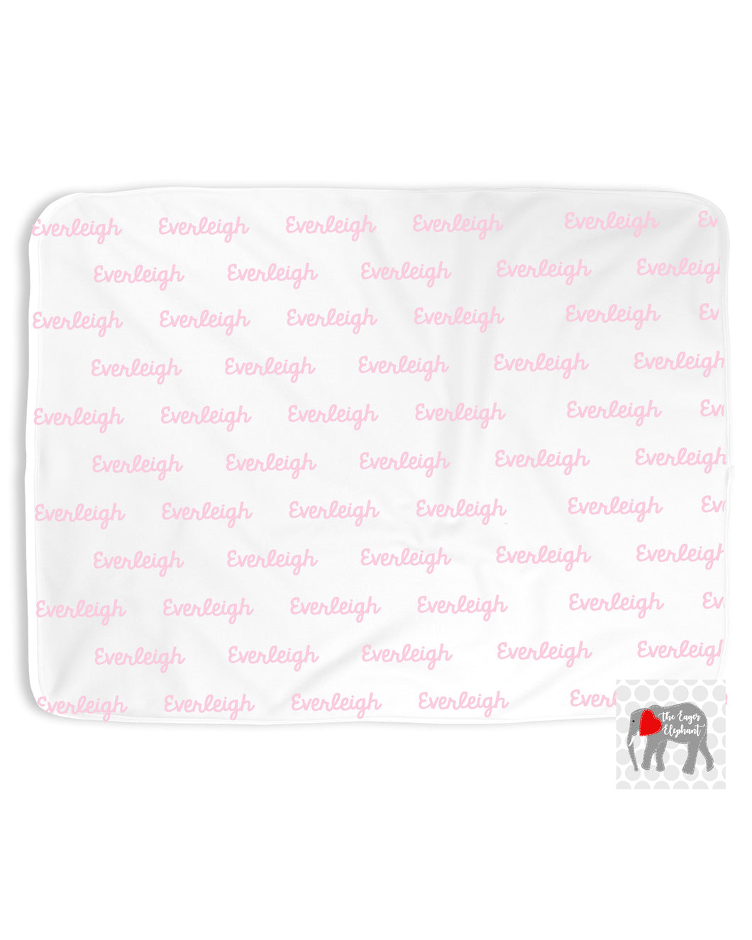 Personalized Name Baby Receiving Blanket