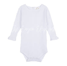 Ruffle Long Sleeve Baby Girl Onesie